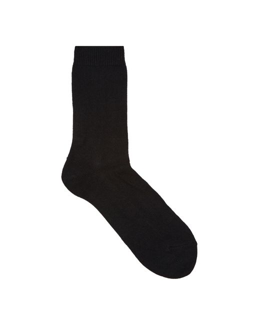 Falke Black Cosy Wool-Blend Socks for men