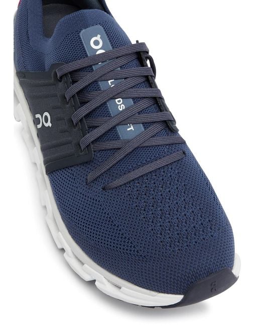 On Shoes Blue Running Cloudswift 3 Panelled Mesh-knit Sneakers for men