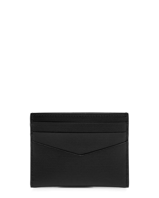 Givenchy Black Logo-print Leather Card Holder for men