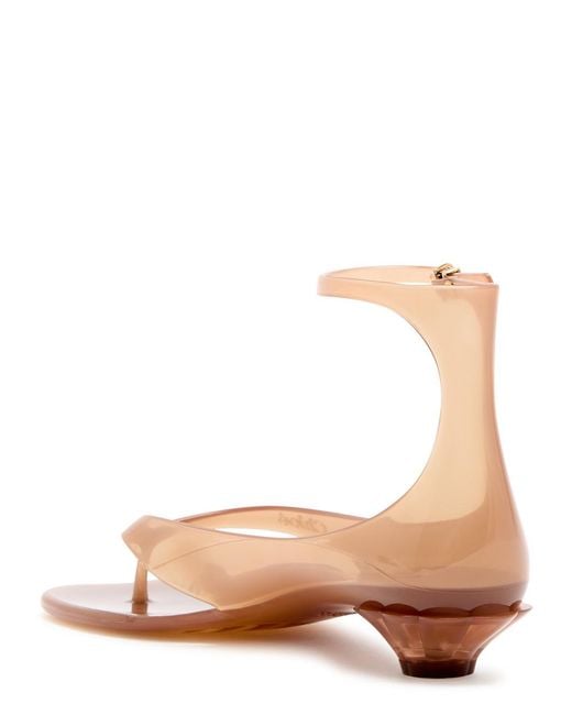 Chloé Pink Chloé Jelly Thong Sandals, Flat Sandals, Uk5 Eu38