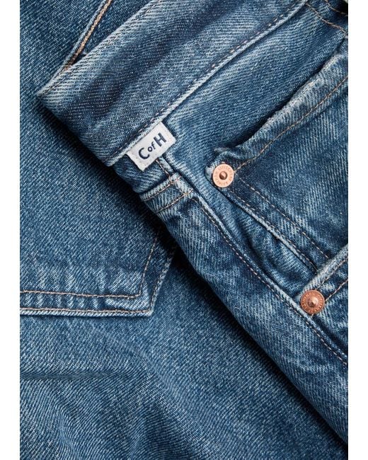 Citizens of Humanity Blue Ayla Wide-Leg Jeans