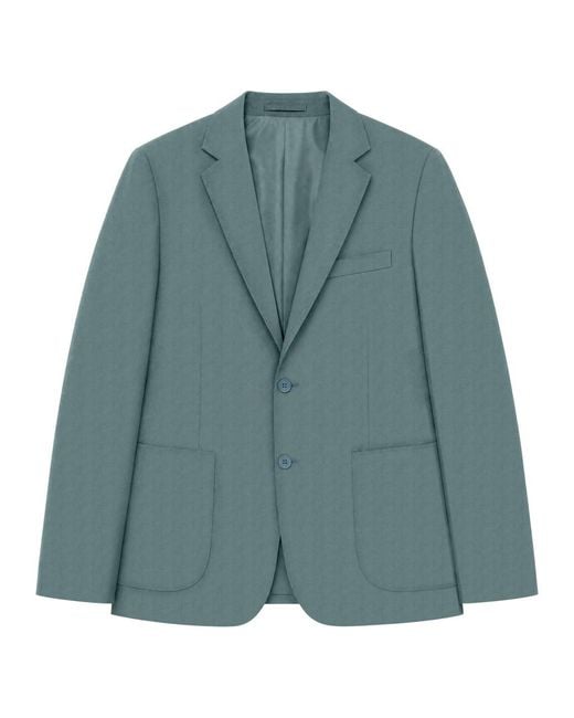 Percival Green Tailored Woven Blazer for men