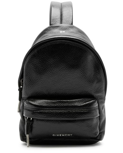 Givenchy Black Essential U Small Leather Cross-body Backpack for men