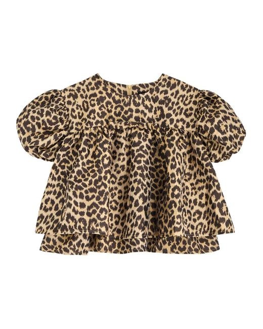 Sister Jane Brown Lola-Jacquard Top