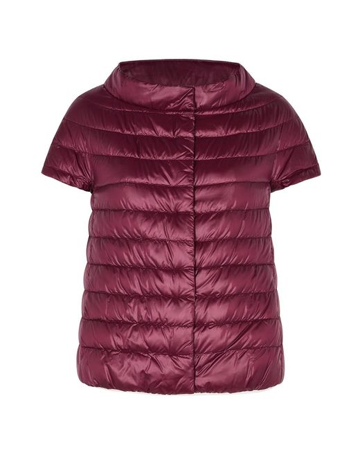 Herno Purple Icon Quilted Shell Jacket