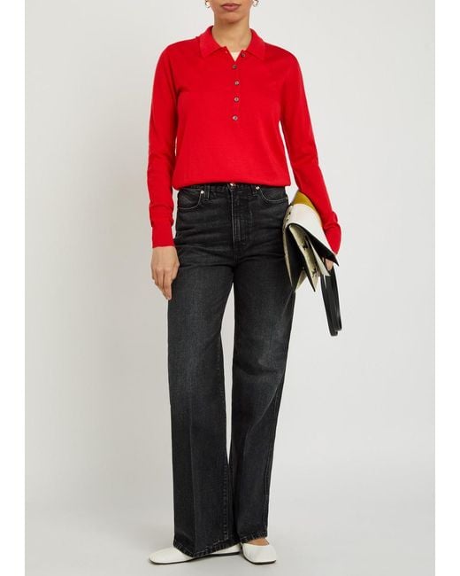 RÙADH Black The Quin Straight-Leg Jeans