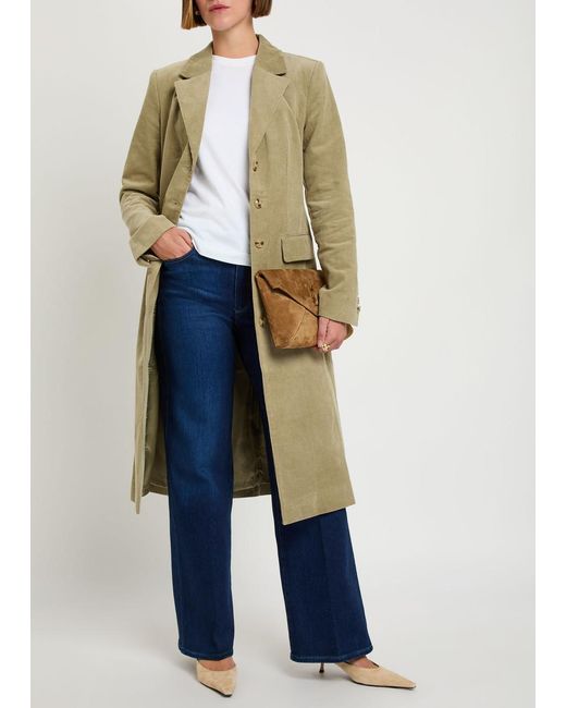 PAIGE Blue Anessa Wide-Leg Jeans