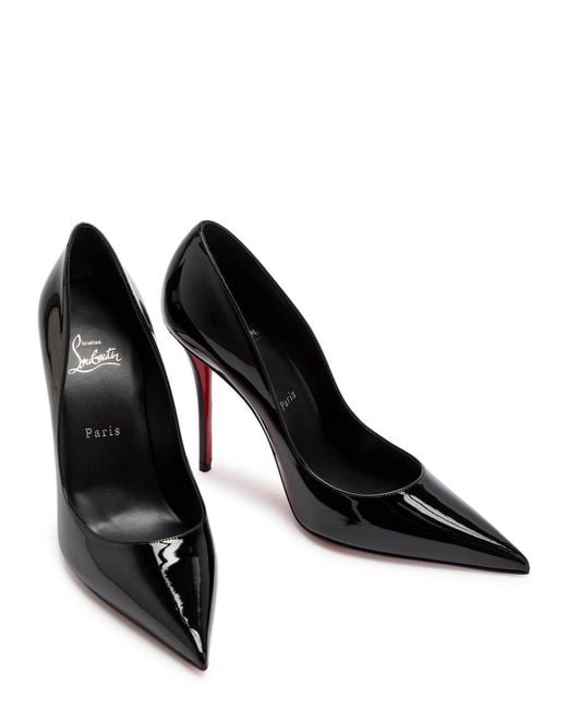 Christian Louboutin Black Miss Z 100 Patent Leather Pumps