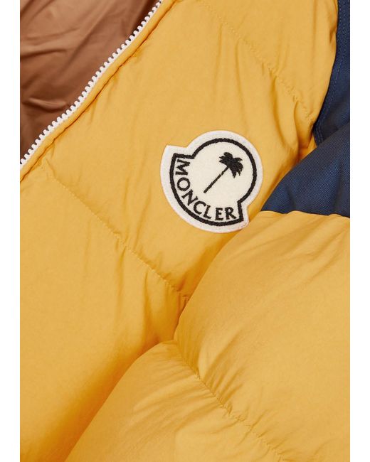 Moncler Genius Orange 8 Moncler Palm Angels Nevis Quilted Shell Jacket for men