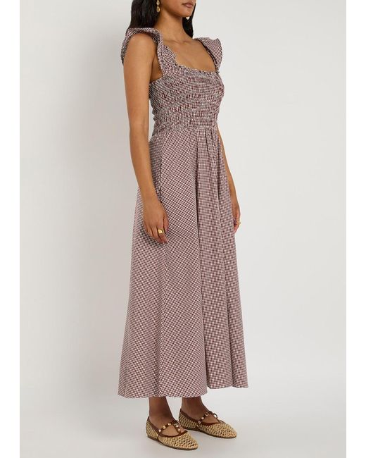 halter neck midi summer dress Natasha Eyelet Halter Midi Dress