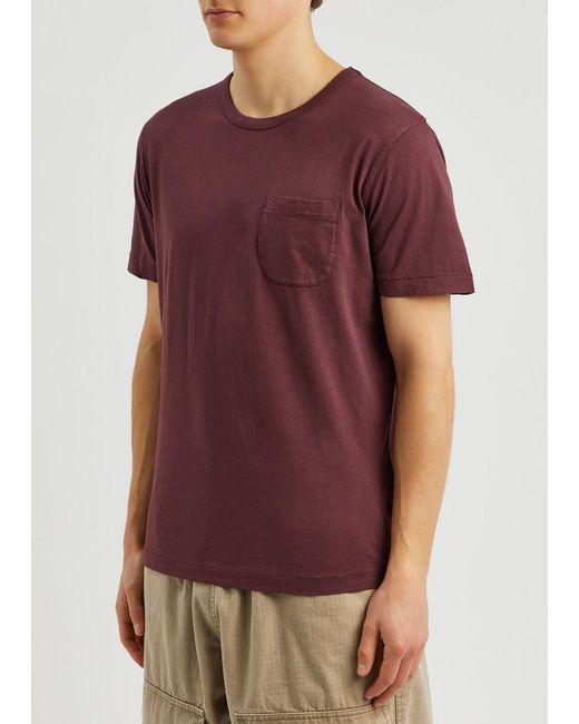 YMC Purple Wild Ones Slubbed Cotton T-shirt for men