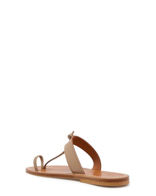 K. Jacques Brown Ganges Leather Sandals