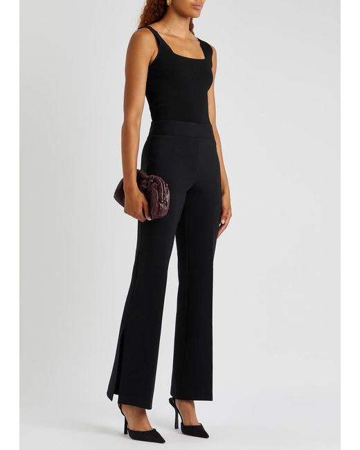 Spanx Black The Perfect Pant Stretch-jersey Trousers