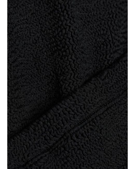 Hunza G Black Patricia Crinkle Bikini