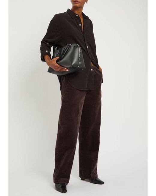 Citizens of Humanity Black Kayla Corduroy Shirt
