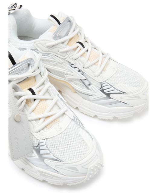 Off-White c/o Virgil Abloh White Off- Be Right Back Panelled Mesh Sneakers