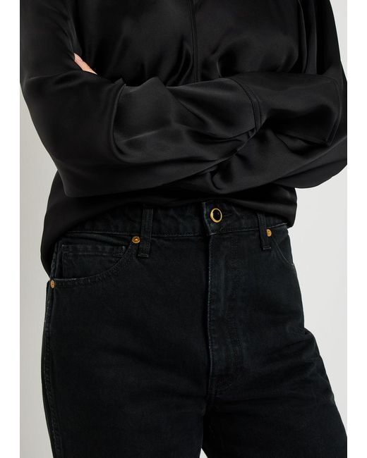 Khaite Black Danielle Jeans