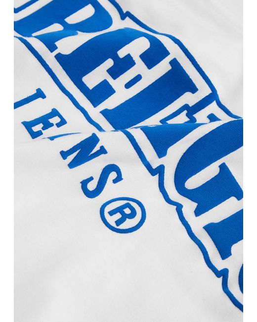 True Religion White Logo-Print Cotton T-Shirt for men