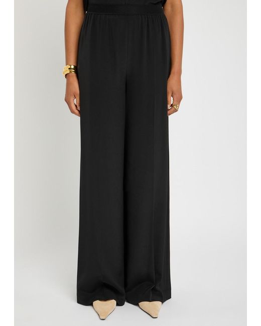 Joseph Black Hulin Silk-Crepe Trousers