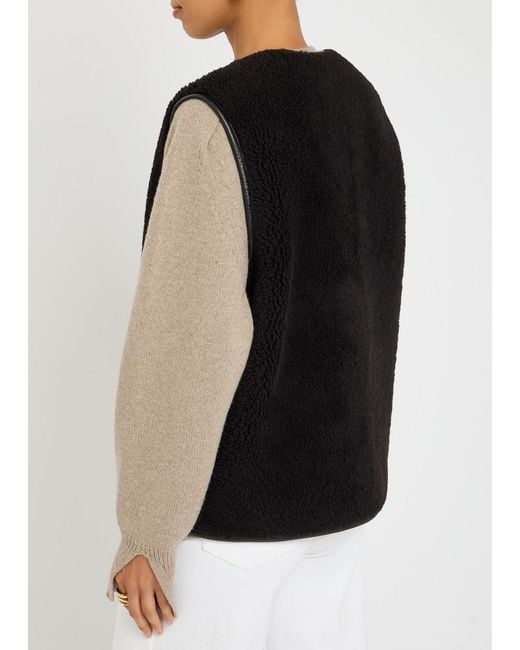 Blazé Milano Black Tatoosh Sheepskin Gilet