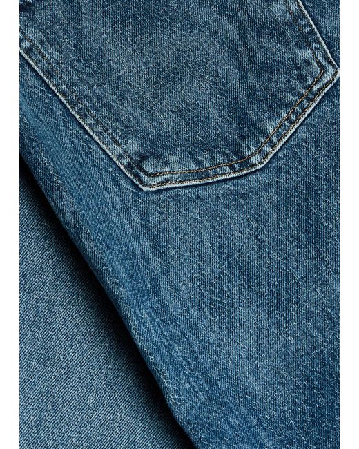 Agolde Blue Harper Straight-Leg Jeans