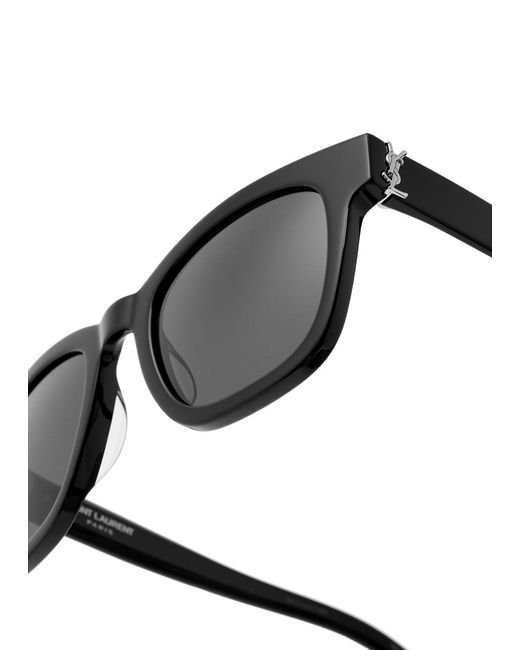 Saint Laurent Black Slm124 Wayfarer-style Sunglasses