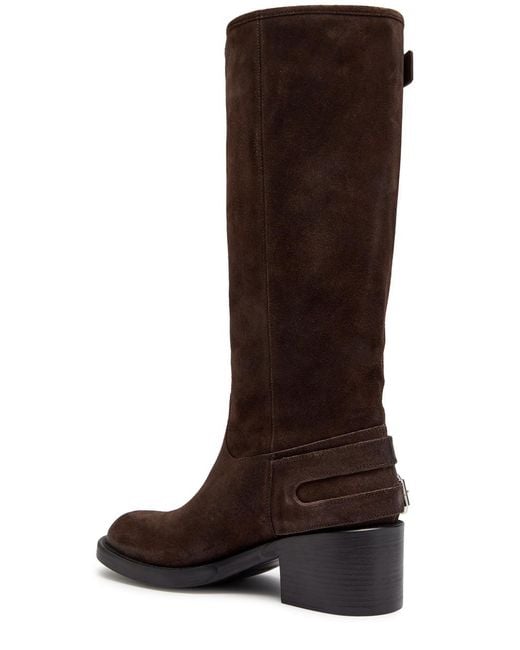 Chloé Brown Dakota Suede Knee-High Boots