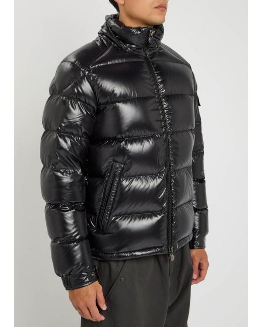 Moncler Black Maya Padded Shell Jacket for men
