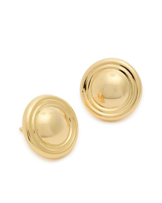 LIE STUDIO Natural The Eloise 18Kt-Plated Stud Earrings
