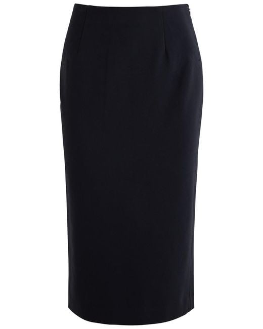 Dorothee Schumacher Black Emotional Essense Jersey Midi Skirt
