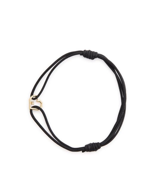 Aliita Metallic Mini Corazon Brillante Embellished Cord Bracelet