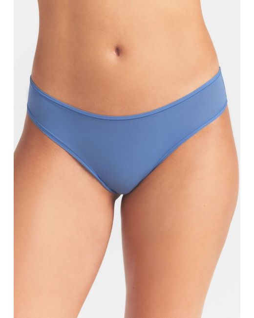 Skims Blue Cheeky Stretch-Jersey Briefs