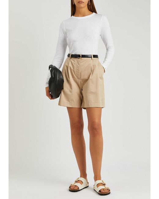 Rag & Bone White The Slub Cotton Top