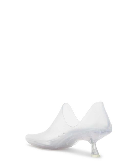 Loewe White Emily Aqua 45 Pvc Ankle Boots