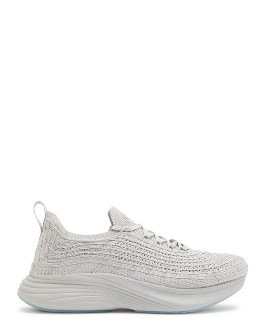 Athletic Propulsion Labs White Techloom Zipline Knitted Sneakers for men