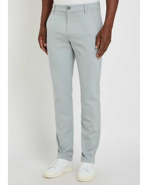 PAIGE Gray Stafford Tapered-Leg Jersey Trousers for men