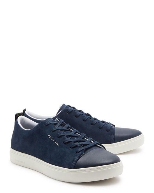 Paul Smith Blue Lee Suede Sneakers for men