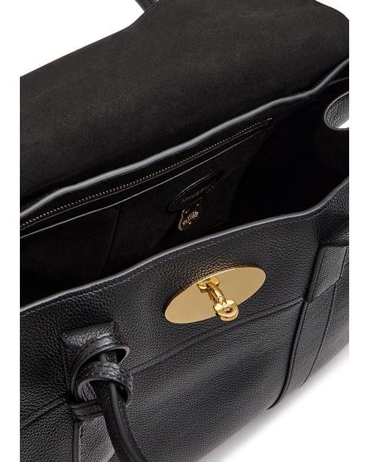 Mulberry Black Bayswater Classic Small Grained Leather Tote