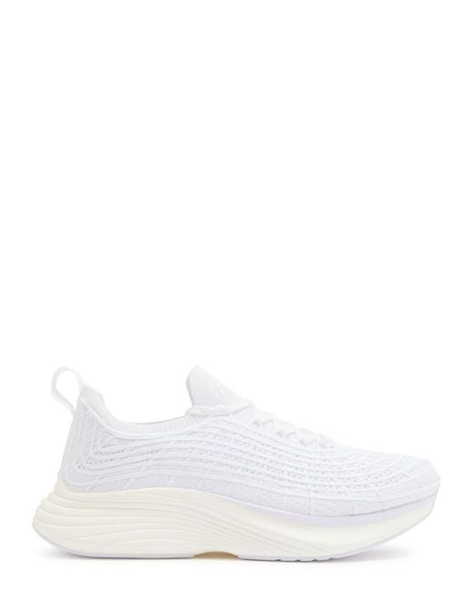 Athletic Propulsion Labs White Techloom Zipline Knitted Sneakers for men