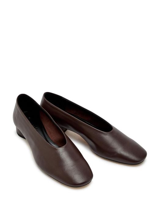 Aeyde Brown Delia 20 Leather Pumps