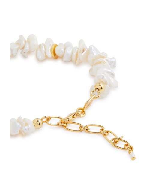 Anni Lu White Power 24kt Gold-plated Bracelet
