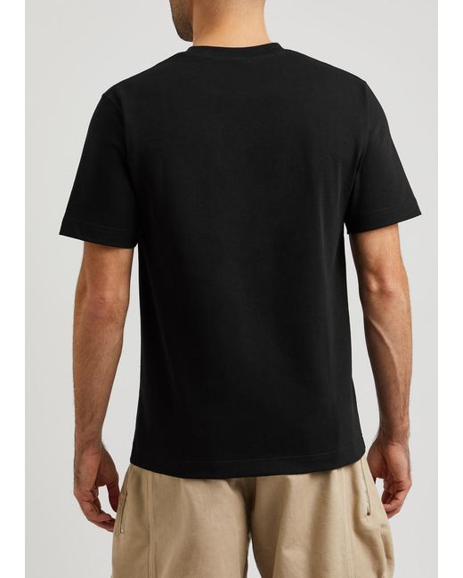 Jacquemus Black Le T-Shirt Gros Grain Cotton T-Shirt for men