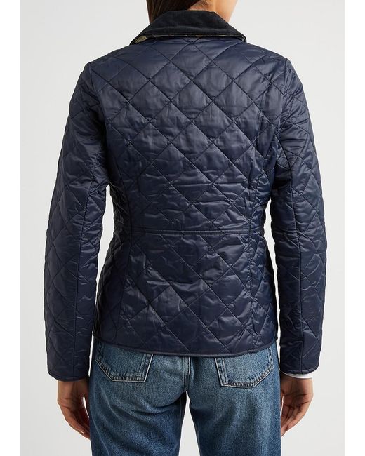 Barbour Blue Deveron Quilted Shell Jacket