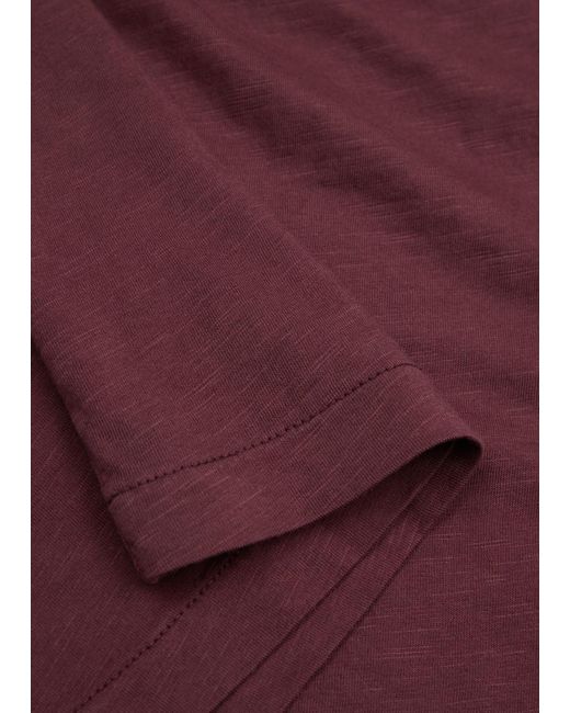 YMC Purple Wild Ones Slubbed Cotton T-shirt for men