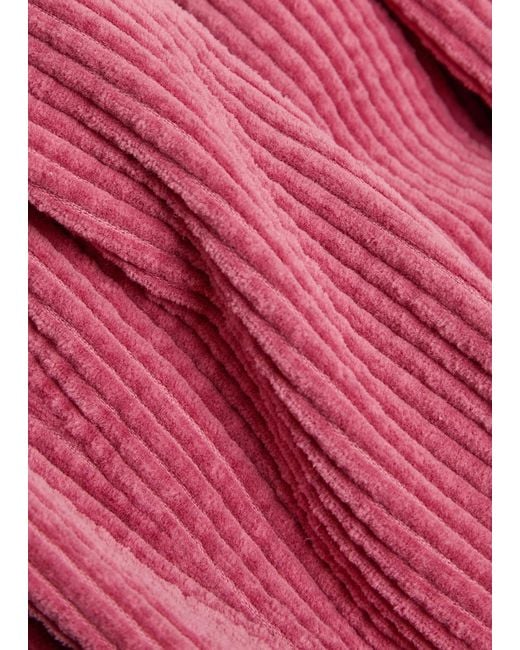 American Vintage Pink Padow Straight-Leg Corduroy Trousers