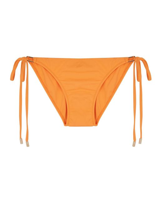 Melissa Odabash Synthetic Cancun Bright Bikini Briefs in Orange | Lyst