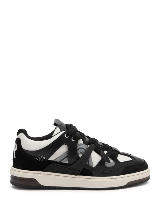 Represent Black Bully Panelled Canvas Sneakers for men