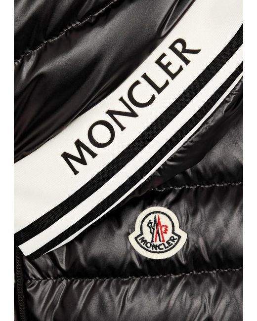 Moncler Black Clai Quilted Shell Gilet for men