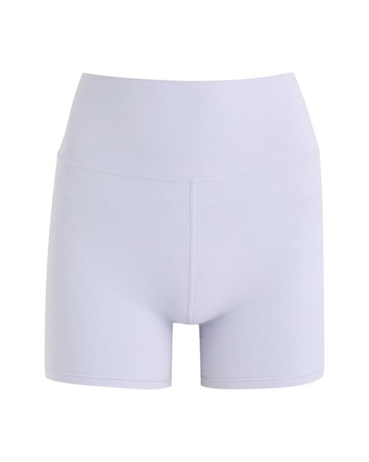 vuori White All The Feels Stretch-Nylon Shorts
