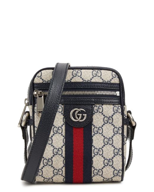 Gucci Black Ophidia GG Monogrammed Cross-body Bag for men
